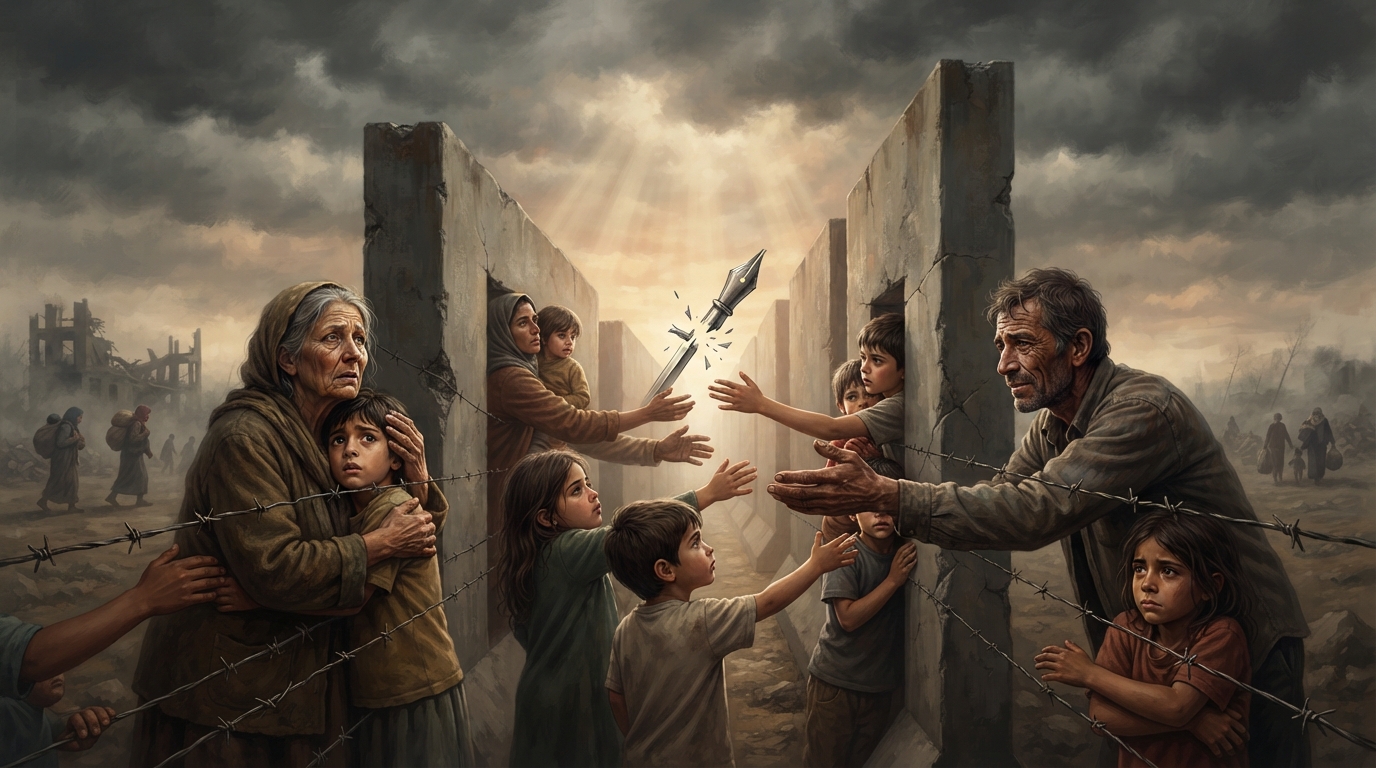 A Poetic Reflection on Human Misery